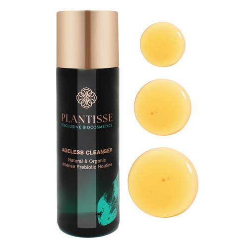 PLANTISSE Ageless Cleanser: Deep Face Cleansing, Light Foam, Makeup and Mascara Remover, Prebiotic Balancing, Detox Effect, Green Tea Extract, Moisturizer, Vitamin C, Organic Antiage Skincare.