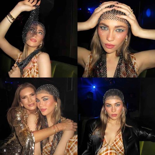 Women Mesh Rhinestone Headbands Glitter Hollow Out Hairbands Crystal Headscarfs Wrap for Rave Party Festival Nightclub