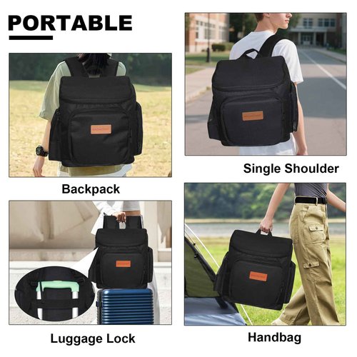 Hairstylist Travel Bag Hair Stylist Bag for Traveling, Cosmetology Hairdresser Bag with Adjustable Dividers, Barber Case Backpack for Clippers and Supplies Hairstylist Essentials Barber Accessories