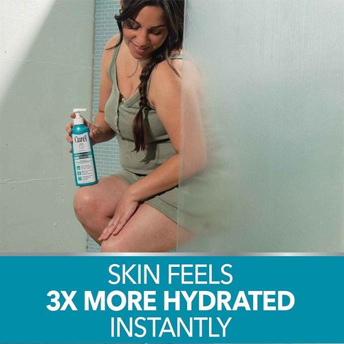 Curel Hydra Therapy 12 Ounce Wet Skin Moisturizer Pump (354ml) (3 Pack)