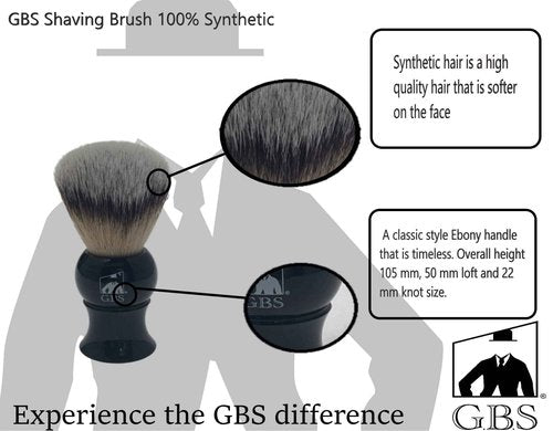 G.B.S Grooming Gift Set - Black Adjustable Double Edge Safety Razor, Shaving Mug, Shave Brush Razor Stand, Razor, Travel Toiletry Bag, Lavender Aftershave Balm and Natural Shaving Soap