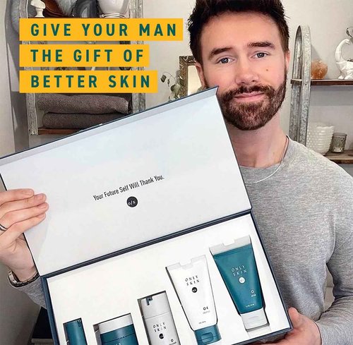 Only Skin Men's Eye Serum (.5 Ounce) Creatine Stimulates Collagen For Plumper Skin, Goodbye Dark Circles, Gift Set for Men