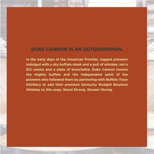 Duke Cannon Supply Co. Big American Bourbon Bar Soap, Bourbon Oak Barrel, 10 oz (2 Pack)