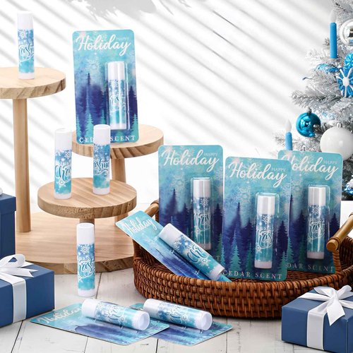 36 Pcs Christmas Snowflake Lip Balm Bulk Winter Honey Moisturizing Lip Balm Christmas Appreciation Gifts for Coworkers Teachers Employee Nurse Women Family Baby Shower Wedding Party Supplies