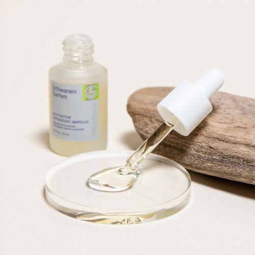 Schwanen Garten Multi Active Antioxidant Ampoule 0.5 fl oz / 15ml - Antioxidant booster, Organically grown & Handpicked ingredients, Vegan, Korean skincare