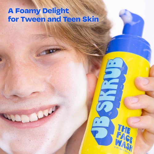 JB SKRUB The Face Pads, Face Wash, and Body Wash: Kid, Tween, and Teen Skin Care Essentials: Boost Confidence, Fight Acne, and Conquer Funk with Freshness