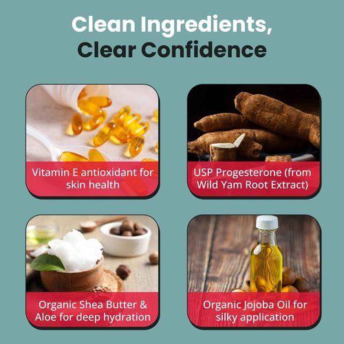Karuna Progesterone Pure 2OZ | Hypoallergenic USP Progesterone from Wild Yam Root Extract, Organic Jojoba Oil and Aloe Leaf Extract Organic Shea Butter Vitamin E