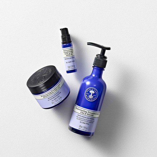 Neal's Yard Rejuvenating Frankincense Hydrating Cream with Hyaluronic Acid & Jojoba Oil, 24-Hour Moisturization, Smooths Skin, Cruelty-Free, 1.76 oz