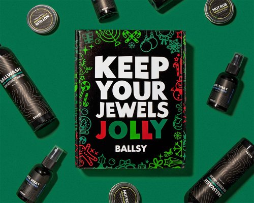 Ballsy Gift Set For Men, Jolly Jewels Pack, Includes Body Wash, Deodorizing Spray, and Cologne Rub, Men Hygiene Products, Mens Body Care, Ball Wash For Men Christmas Gift pack, Citrus & Cedar