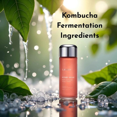 Lavien Kombu Biome Deep Hydration Facial Toner - Brightening and Wrinkle Improvement, Triple Hydration and Nourishment - Kombucha Fermented Ingredients - 5.97 Fl Oz. (150ml) Bottle