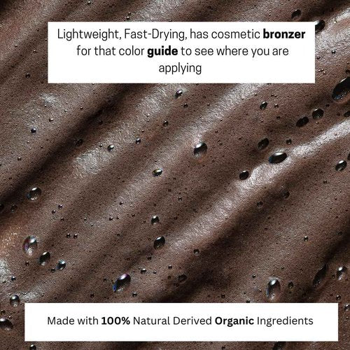 Bronze Cactus Chocolate Glaze Tanning Mousse | Easy Application & Instant Gratification | Dries Immediately Without Leaving You Sticky | Non-Scented, Streak Free (Dark)