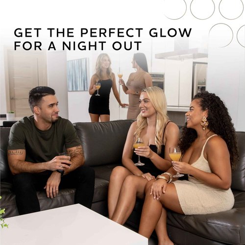 Norvell Venetian Self Tanner Mousse, 8 Fl Oz, Self Tanning Mist for Face 2 fl oz, and Streak-Free Tan Applicator Mitt