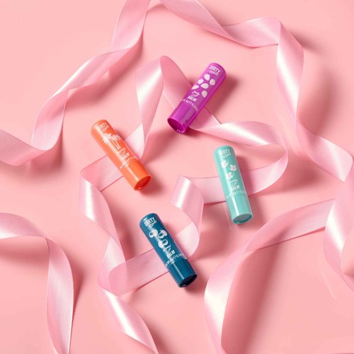 Dirty Works Feed My Lips, Lip Balm Set, 4 x 4g Nourishing, Hydrating Lip Salve Tubes Gift Set, Variaty of Fruity and Flavours