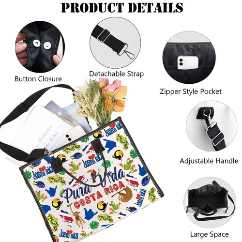 G2TUP Costa Rica Makeup Bag Costa Rica Travel Gifts Costa Rica Gifts Costa Rica Vacation Zipper Bag (Costa Rica TG2)