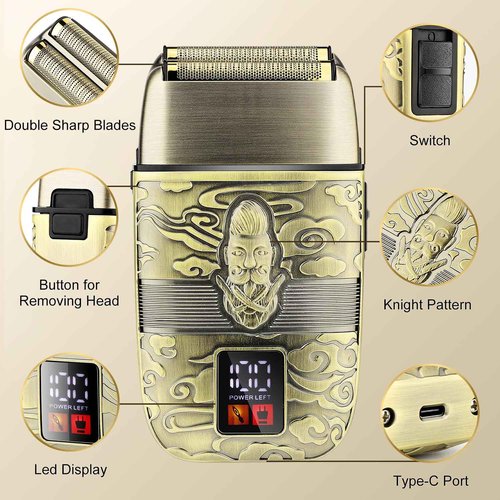 Suttik Hair Clippers for Men Professional, Cordless Clippers &Trimmers & Shavers Set, Barber Clippers for Hair Cutting, Beard Trimmer Hair Cutting Kit with T-Blade Close Cutting Trimmer