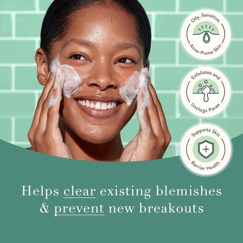 Rael Miracle Bundle - Invisible Spot Cover (96 Count), Exfoliating Cleanser (5.1 oz), Clarifying Toner (5.1 oz), Barrier Cream (1.8 fl. oz)