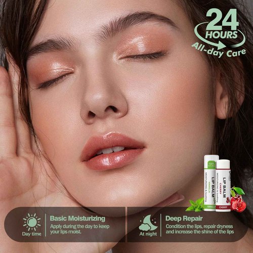 88 Pack Lip Balm Bulk, Fruit Lip Balm Variety Pack, Natural Moisturizing Balms for Dry Cracked Lips, Hydrating for Men Women Kids - 10 Flavors