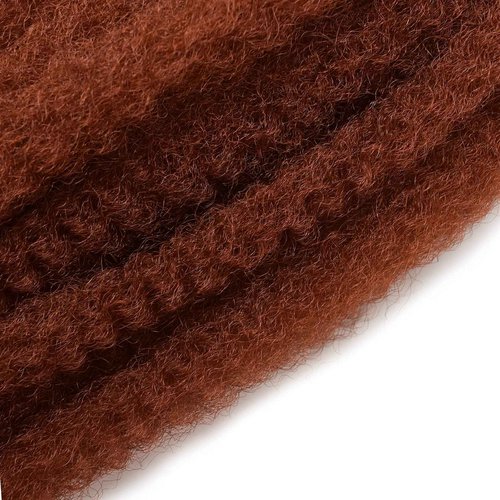 Ms.Priceless 24 Inch Marley Hair Marley Twist Braiding Hair for Faux Locs for Butterfly Locs Long Afro Kinky Cuban Twist Crochet hair for Black Woman Copper Red Colour (#350, 3Packs-24 Inch)