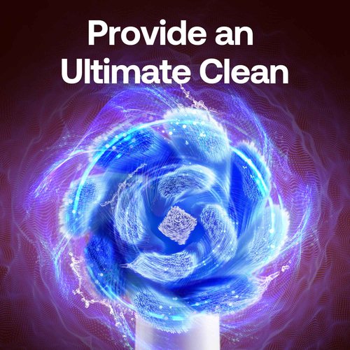 Bitvae Toothbrush Cleaner & R2 Rotating Electric Toothbrush Black for Adults and Kids with 8 Brush Heads, 5 Modes, Pressure Sensor, Travel Case, Bundle