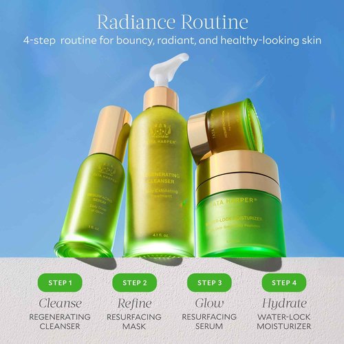 Tata Harper Resurfacing Mask, Instant Glow Face Mask, Gentle Exfoliating Face Mask, Enzyme Mask, Natural Skincare, 30ml