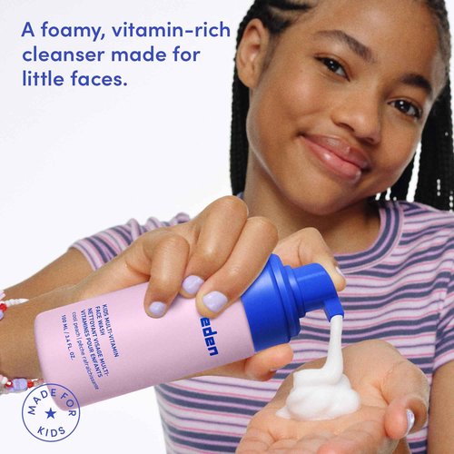 Evereden Daily 1-2-3 Routine Bundle: Clean & Vegan Skin Care Set for Kids - Hydrating & Nourishing Tween Skincare Set with Multi-Vitamin Face Wash, Face Cream, Lotion, & SPF 30 Mineral Sunscreen