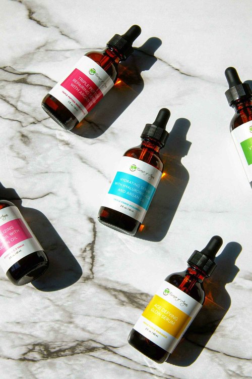 Essence of Argan B3 Vitamins Hyaluronic Acid Face Serum, Niacinamide Moisturizer for Face, Pore Serum Minimizer - 2 fl. Oz. Dropper Bottle
