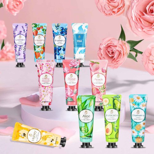 KIYTARBOO 120 Pack Hand Cream Gift Set, Travel Size Lotion, Mini Hand Creams, Teacher Appreciation Gifts, Hand Cream for Dry Cracked Hands, Bulk Christmas Gifts for Coworkers Adults Women Nurse