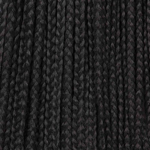 16 Inch Box Braid Crochet Hair,Crochet Box Braids,Crochet Braids Box Braids,Crochet Box Braids Pre Looped,1CM In Diameter 3X 100% Synthetic Hair Extensions(132 Strands,1B#)