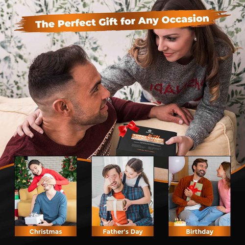 Gift for Men Skincare Skin Care Set for Men Him Complete Routine Kit with Niacinamide & Ceramides - Face Cleanser, Scrub, Toner, Serum, Moisturizer Cream, Lip Balm - Christmas, Father’s Day Gifts