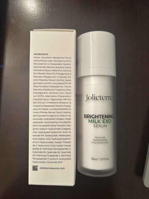 Jolieterre Brightening Milk Serum – Rejuvenation, Deep hydration and Brigtening Formula, 30ml