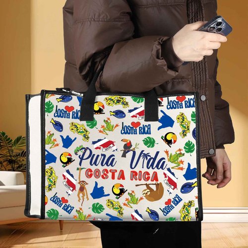 G2TUP Costa Rica Makeup Bag Costa Rica Travel Gifts Costa Rica Gifts Costa Rica Vacation Zipper Bag (Costa Rica TG2)