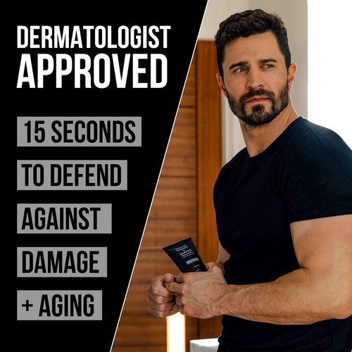 RUGGED & DAPPER - Daily Power Scrub Facial Cleanser and Age Defense Face Moisturizer Bundle