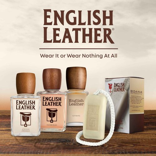 Dana English Leather Soap On A Rope for Men (6 Pack)