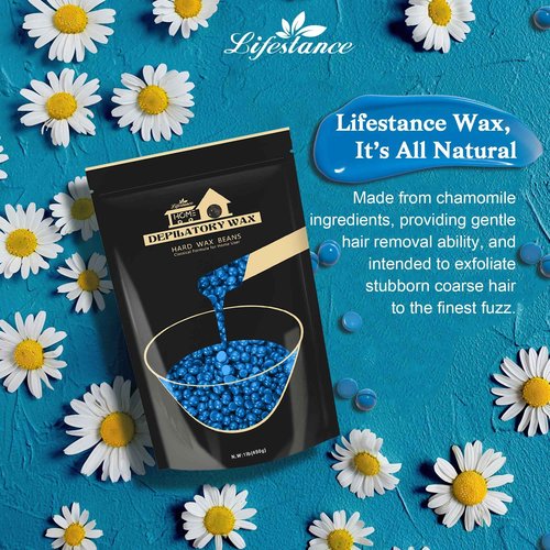 Lifestance L1 Waxing Kit + 1LB Chamomile Blue Hard Wax Beads
