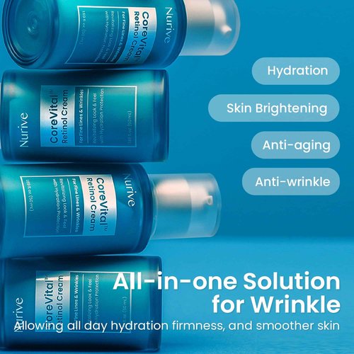 NURIVE Rejuvenating Self-Care Skin Revival Pack | Anti Aging CoreVital Set for Smooth Skin | Helps Minimize Wrinkles and Fine Lines for Sensitive Skin