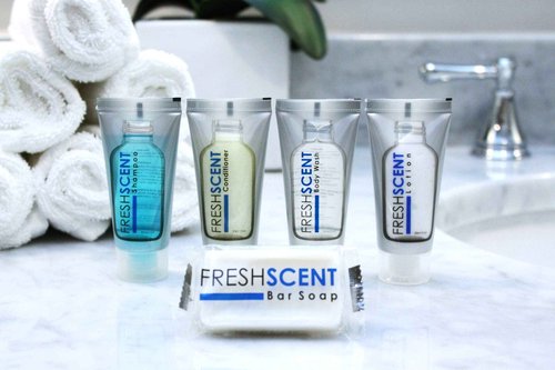 Freshscent Body Wash 1oz (200 Pack) Hotel Travel Size, Bulk Amenities and Toiletries for Hospitality
