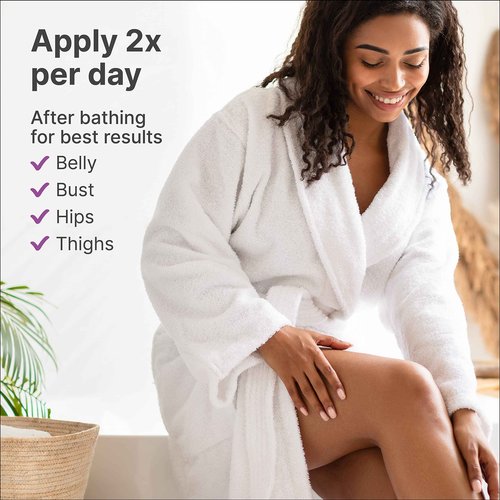 TriLASTIN Maternity Stretch Mark Prevention Cream (4oz) Bundle with Hydro-Thermal Accelerator (3oz) | Pregnancy Must-Have | Safe and Hypoallergenic Gift for First-time Moms | 1 Month Supply