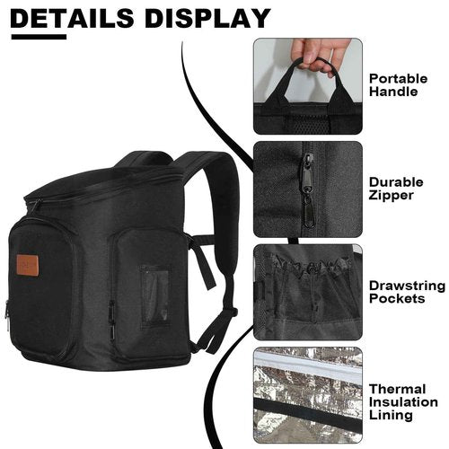 Hairstylist Travel Bag Hair Stylist Bag for Traveling, Cosmetology Hairdresser Bag with Adjustable Dividers, Barber Case Backpack for Clippers and Supplies Hairstylist Essentials Barber Accessories