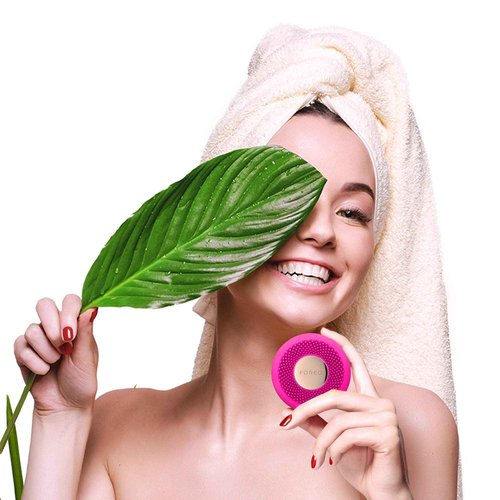 FOREO UFO mini Skincare Treatment, Anti Aging Face Moisturiser, Increased Skin Care Absorption, Pearl Pink