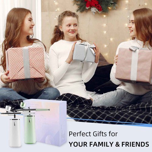 Microtree Nano Facial Steamer - Rechargeable & Portable High Pressure Face Oxygen Sprayer Machine, 0.3mm Nozzle Micro Mist Skin Hydrator, Essential Water Infusion Facial Spa Treatment, White