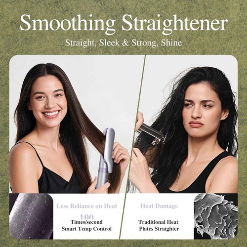 Aculya 5-in-1 Hot Air Styler Wrap | 1500W Power & 200M Negative Ions | Professional Hair Styler for Frizz-Free Straight, Voluminous, Wavy & Auto-Curl Styles | Includes Free Fashion Clutch Bag