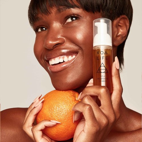 Koa Life Vit-C Brightening Oil 15ML Bundled With Vit-C Brightening Cleanser 50ML | Vit-C Brightening Set | All Natural, Hydrating Face Oil, Anti-Aging, Treats Hyperpigmentation, Brightens Skin Tone
