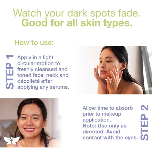 YOUN Beauty Brightening Cream with Kojic Acid, Glycolic Acid & Licorice Extract, 50ml – Hydroquinone-Free Cream for Face, Neck & Décolleté