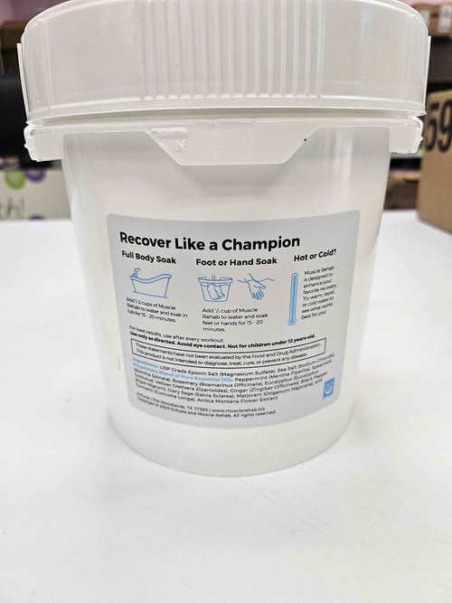 Muscle Rehab| Arnica Bath Soak with Essential Oils | Pain Relief for Sore Muscles, Joints & Foot Ache | Magnesium Bath Salts for Muscle Recovery, Relaxation & Wellness