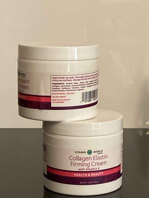 Collagen Elastin Firming Cream With Vitamin E 2 4 oz. (113 G) Jars