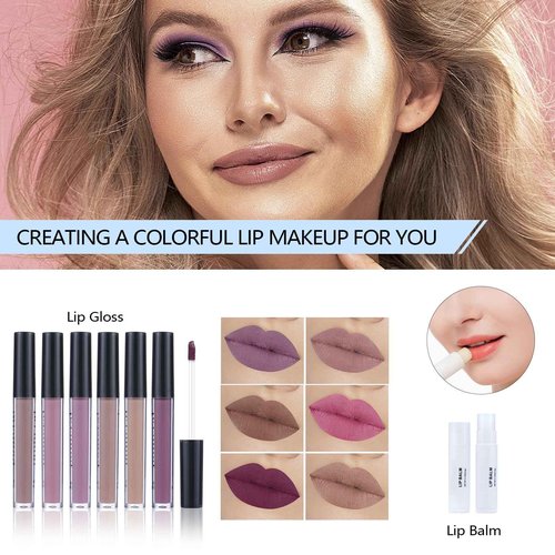 Makeup Kits For Girls Teens, Makeup Gift Set For Women with Eyeshadow Palettes, Brushes, Lip Gloss, Travel Make up Starter Kit For Beginners (C0912)