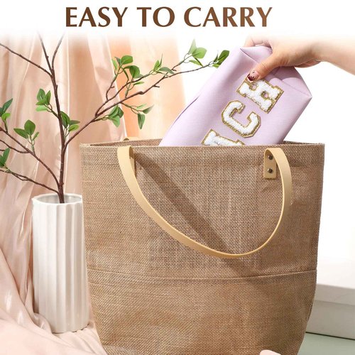 Chunful 9 Pieces Preppy Makeup Bag Bulk Chenille Letters Patch Cosmetic Bag PU Leather Waterproof Toiletry Travel Pencil Case Pouch for Women Traveling Purse (Colorful Color,Teach)