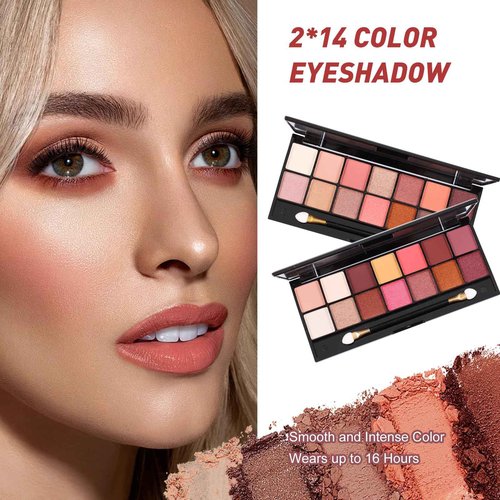 MTDXILTAI makeup sets for women,Professional Makeup Kit with Eyeshadow Palette,Brushes Set, Foundation, Lip Gloss, Travel Bag, Complete Beauty Set (Black bag)