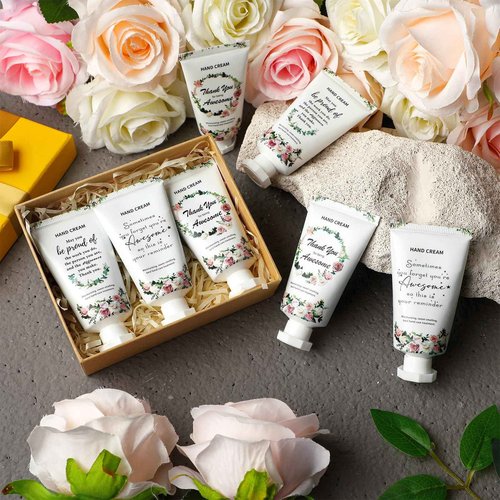 Dansib 90 Pcs Employee Appreciation Team Gifts Bulk Thank You Employees Hand Cream Inspirational Travel Size Hand Lotion for Christmas Stocking Stuffers Teachers Staff Employees Coworkers
