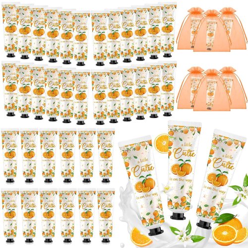 Swiffen 48 Sets a Little Cutie Is on The Way Hand Cream Gifts Bulk Baby Shower Hand Cream Travel Size Lotion Bulk Fall Thanksgiving Party Supplies Favors Birthday Wedding for Guest